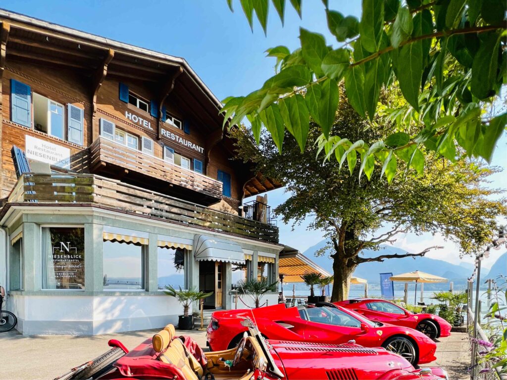 Aussenansicht Boutique Hotel Niesenblick Oberhofen am Thunersee