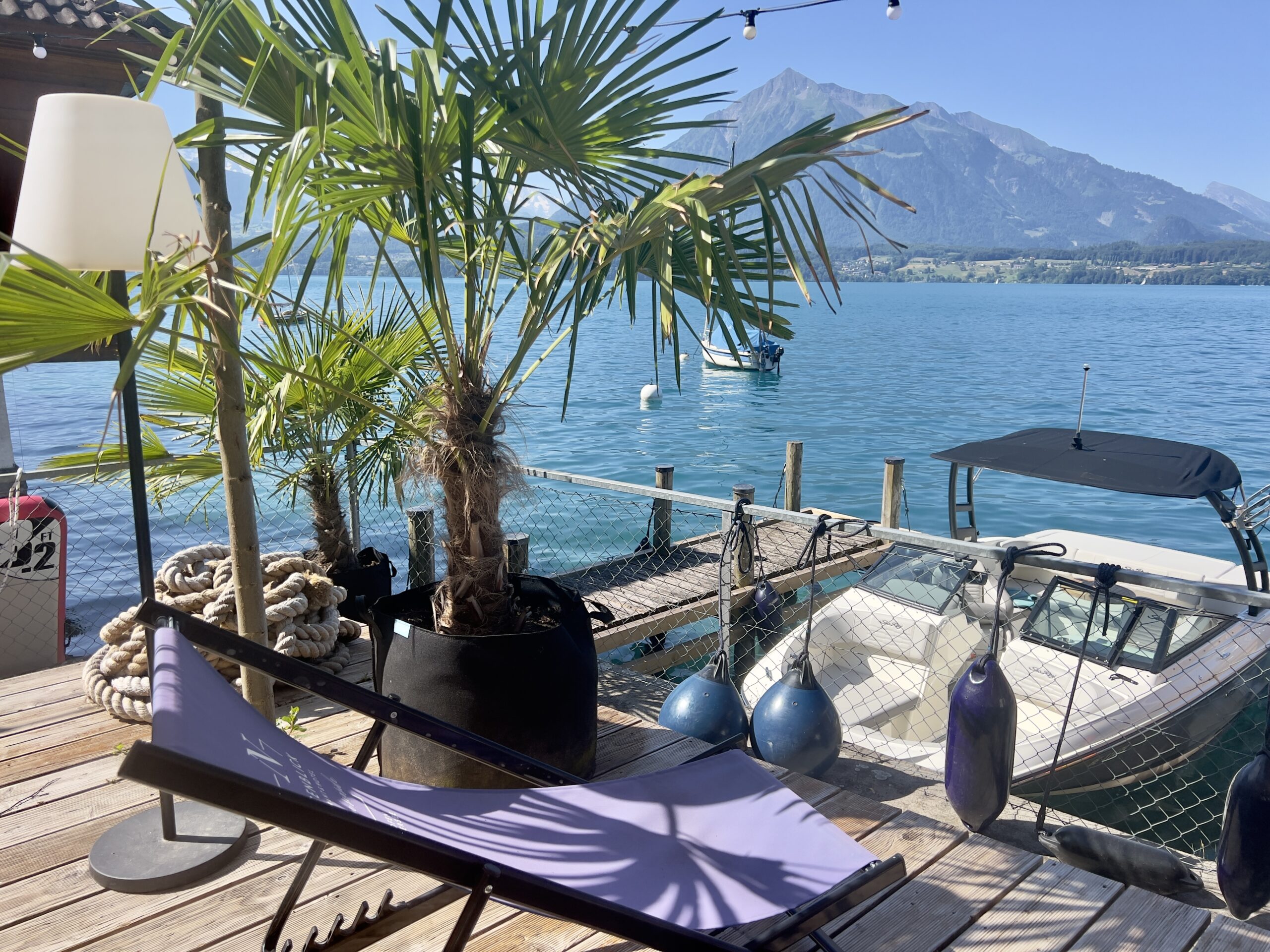 Baderesort Lounge Wassersport Thunersee Boutique Hotel Niesenblick